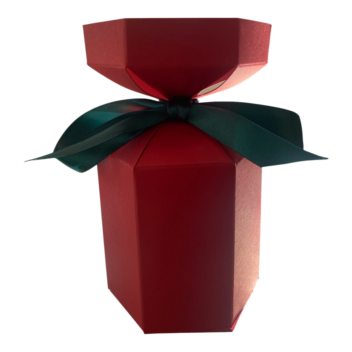 30CL CANDLE BOX - RED CHRISTMAS CRACKER DESIGN (PACK OF 10)