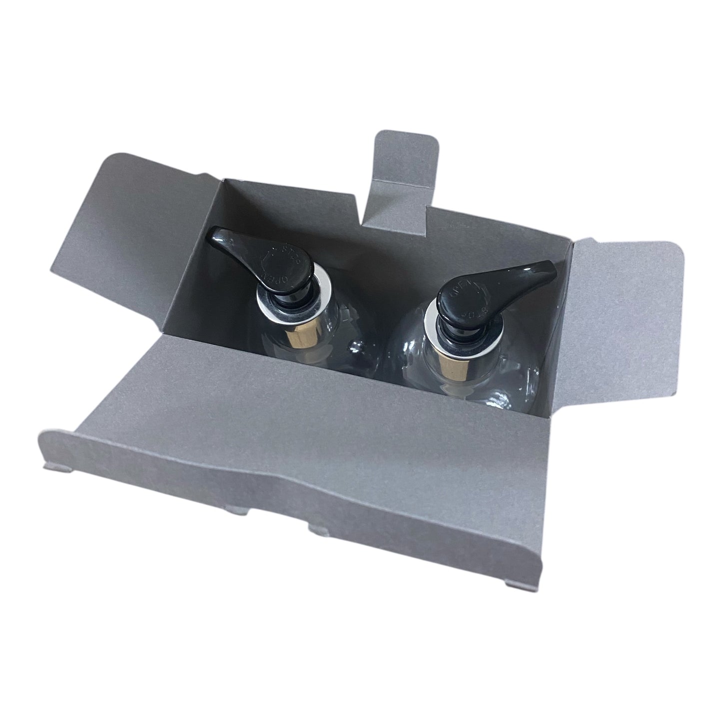 HAND WASH/HAND LOTION BOX - GREY FOR 300ml BOSTON BOTTLES (Pack of 10)