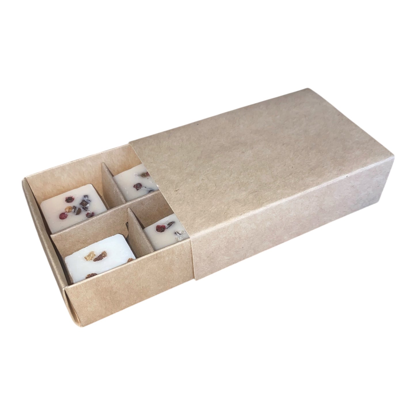 WAX MELT BOX WITH Eco Natural KRAFT SLEEVE for 6 Melts - Eco Natural KRAFT BASE/KRAFT insert (Pack of 10)