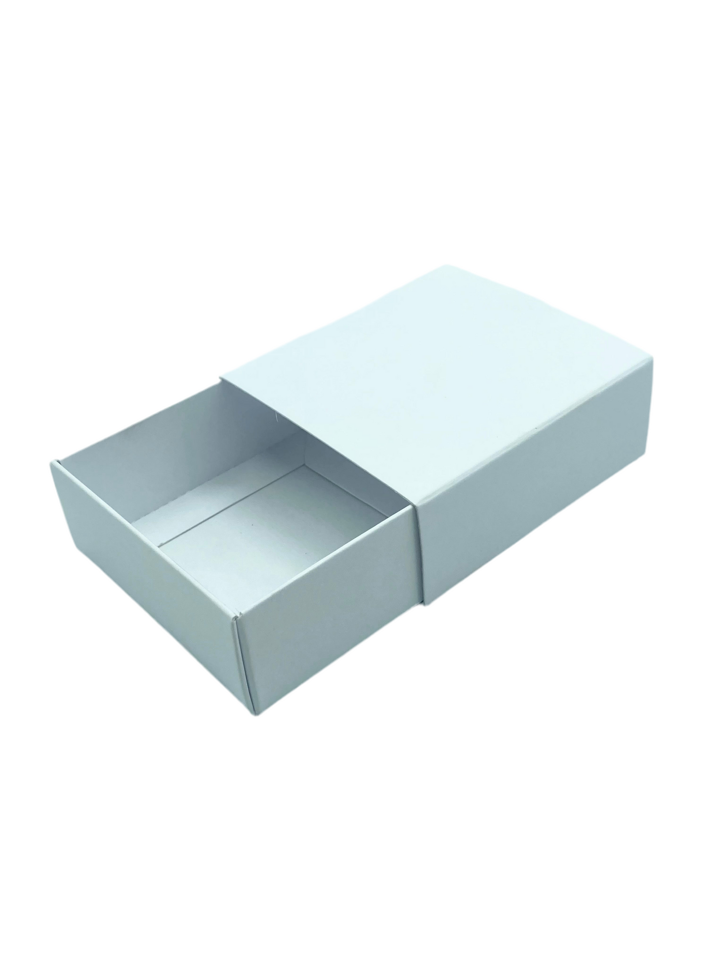 TEALIGHT CANDLE BOX WITH SLEEVE for 12 Tealights - WHITE (Pack of 10)