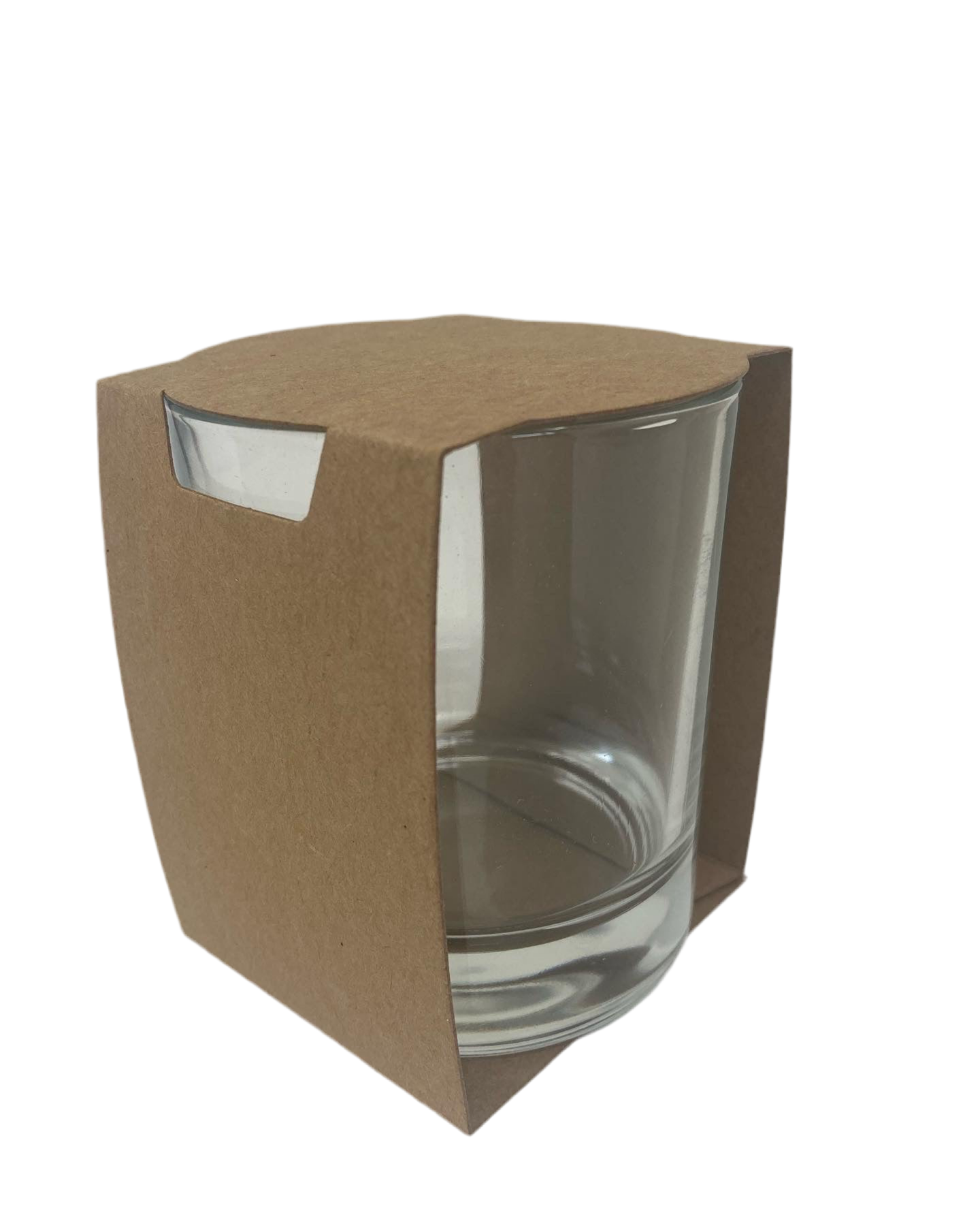 30CL CANDLE Wrap with lock base- KRAFT (Pack of 10)