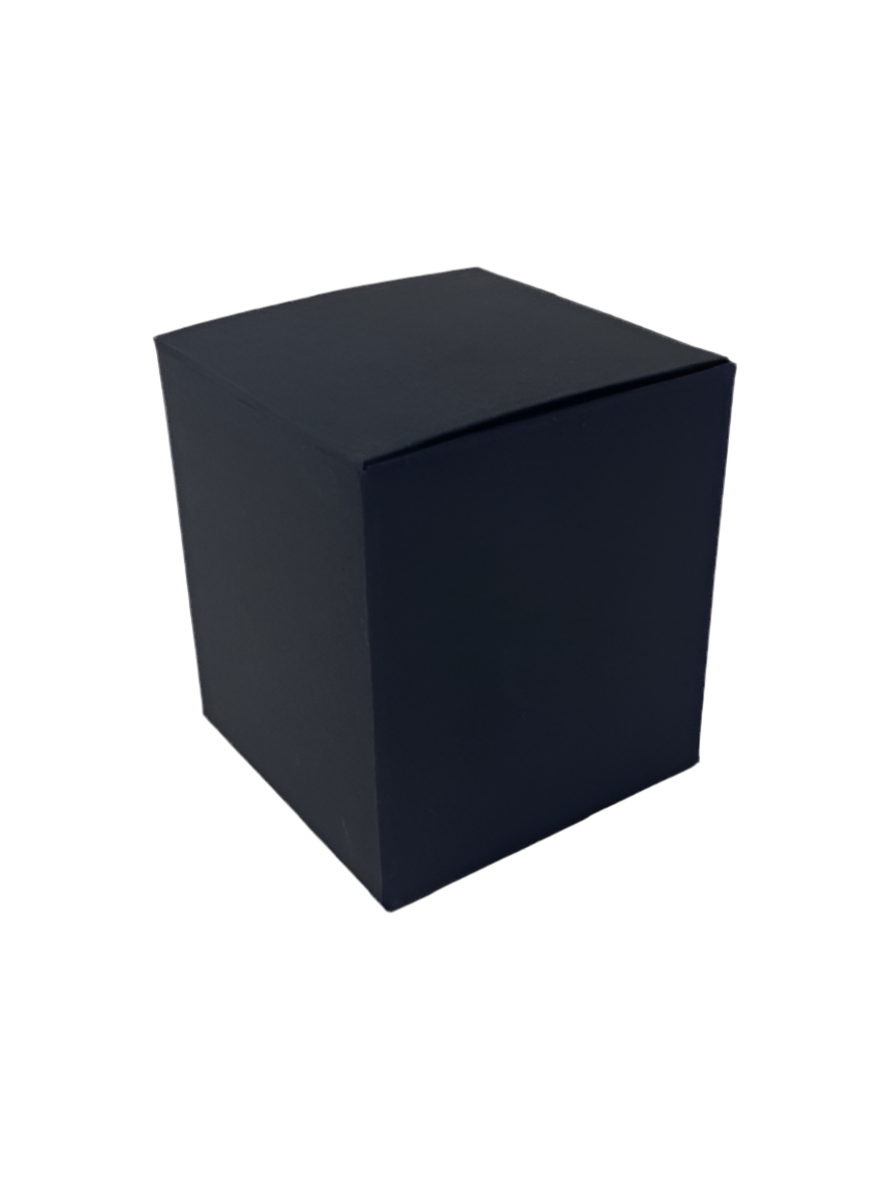 30CL CANDLE BOX - BLACK WITH REAR TUCK LID (Pack of 10)