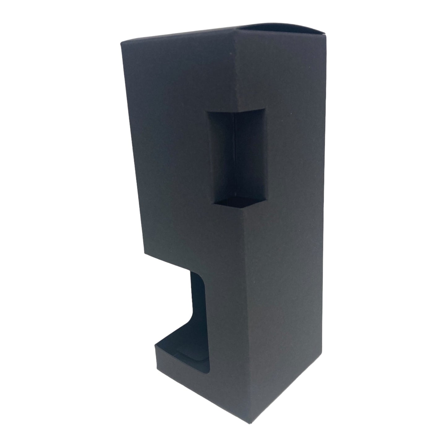 100ml DIFFUSER BOX short - BLACK with corner window (Pack of 10)
