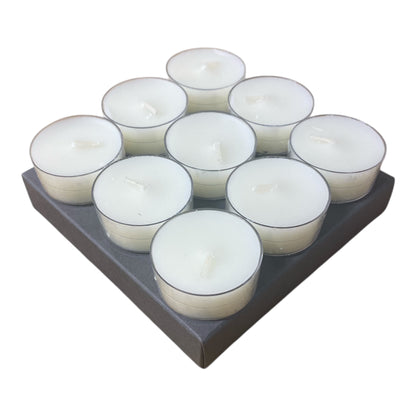 TEALIGHT CANDLE BOX for 9 TEALIGHTS- GREY (Pack of 10)