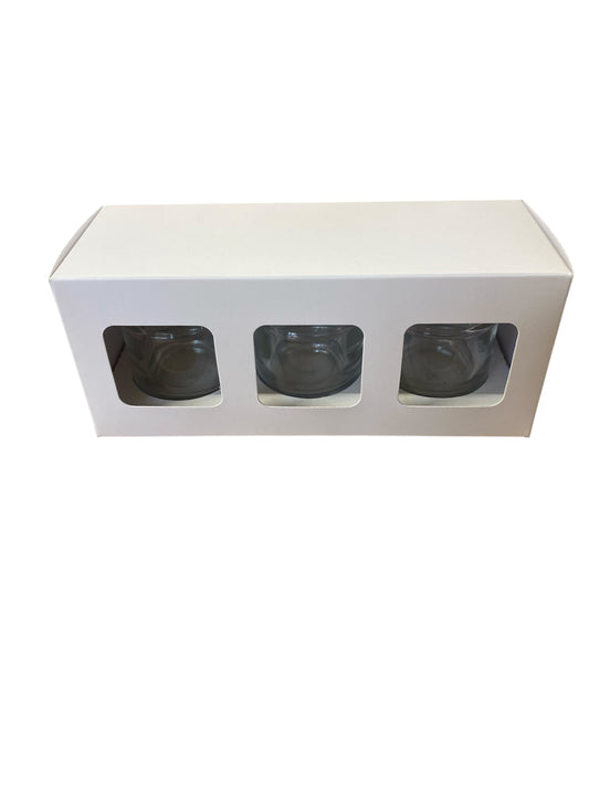 3 x  50ML DIFFUSER GIFT CANDLE BOX - WHITE (Pack of 10)