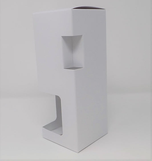 100ml DIFFUSER BOX short  - WHITE with corner window (Pack of 10)
