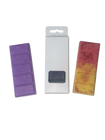 WAX MELT BOX FOR 50g Snap Bar with Window - WHITE