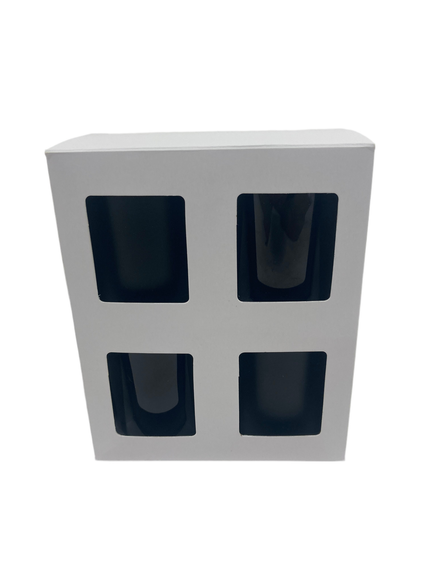 VOTIVE CANDLE BOX - WHITE FOR 4 X 9CL CANDLES (Pack of 10)