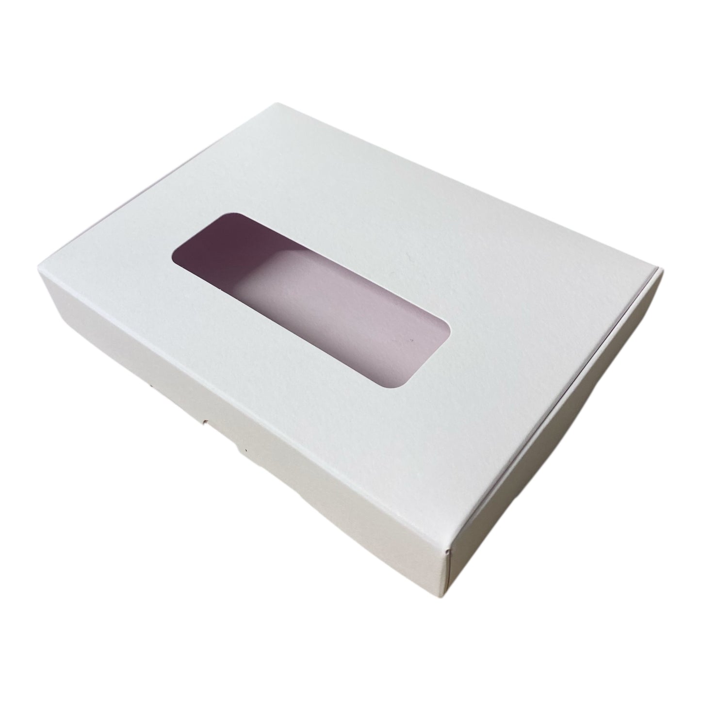 PIP BOX with window for 12 WAX MELTS - PASTEL PINK (Pack of 10)