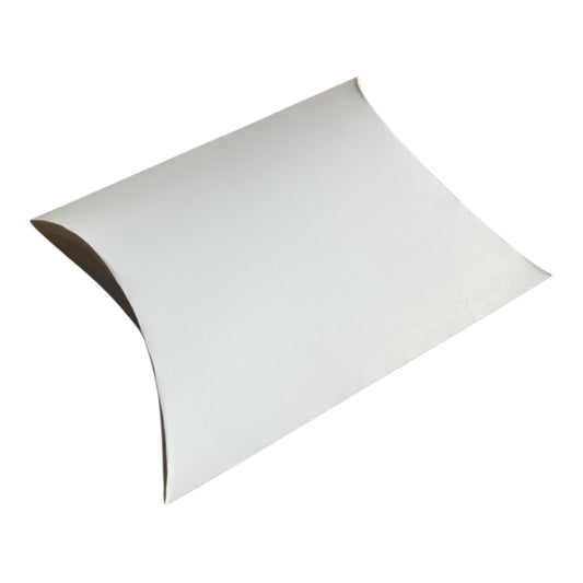 MEDIUM PILLOW BOX 145mm x  120mm x 30mm - WHITE (Pack of 10)