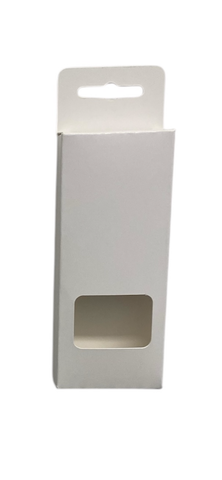 WAX MELT BOX FOR 50g Snap Bar with Window - WHITE