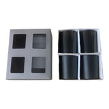 VOTIVE CANDLE BOX -  GREY FOR 4 X 9CL CANDLES (Pack of 10)