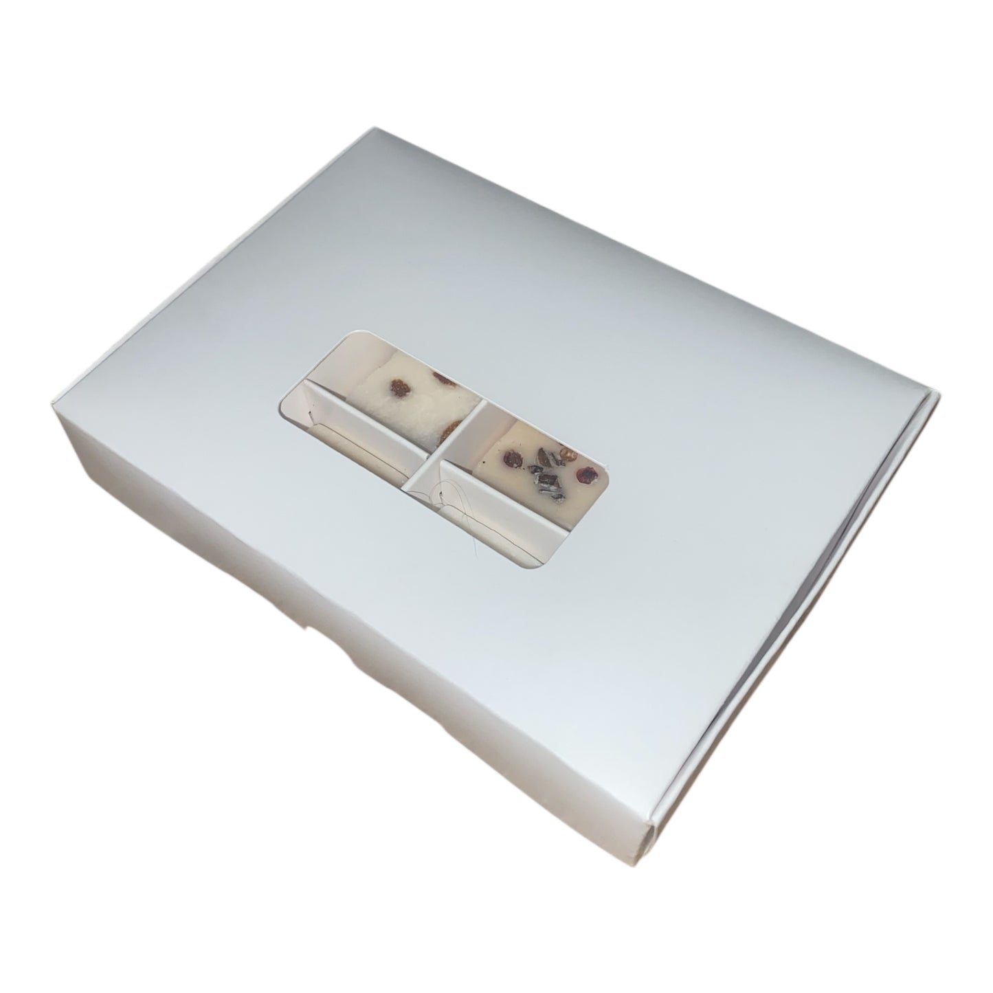 PIP BOX with window for 12 WAX MELTS - WHITE (Pack of 10)