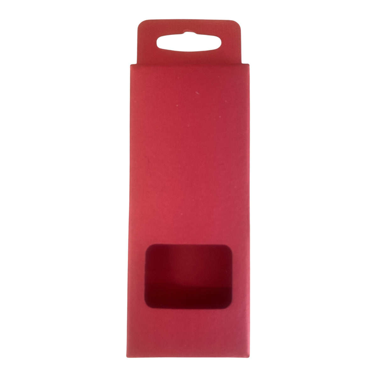 WAX MELT BOX FOR 50g Snap Bar with Window - RED