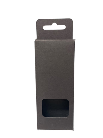 WAX MELT BOX FOR 50g Snap Bar with Window - BLACK
