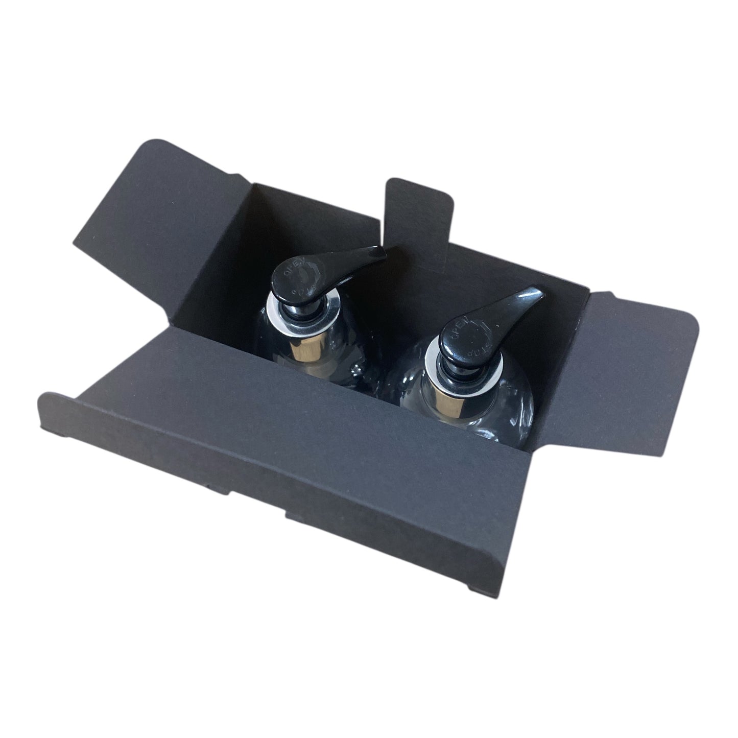 HAND WASH/HAND LOTION BOX - BLACK FOR 300ml BOSTON BOTTLES (Pack of 10)