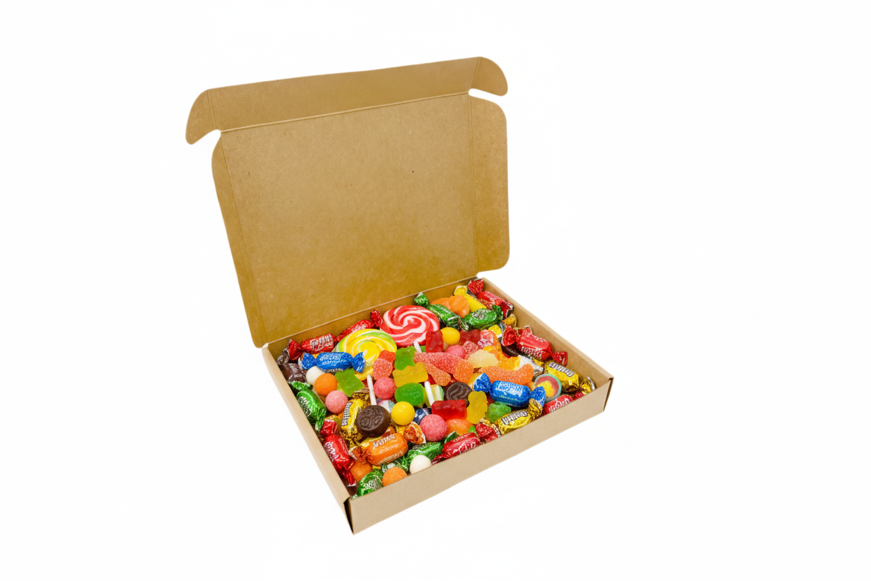 PIP Box 173mm x 130mm x 25mm - KRAFT (pack of 10)