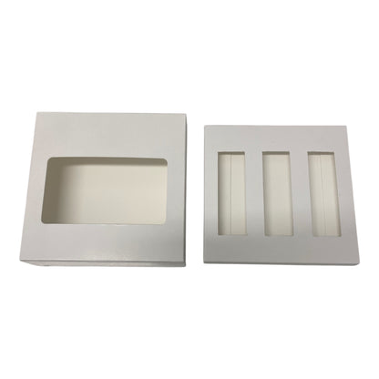 10ml DROPPER BOTTLE TRIO BOX  - WHITE (Pack of 10)