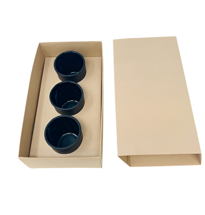 3 x 9cl Votive Candle Gift Box -Eco Natural KRAFT(Pack of 10)