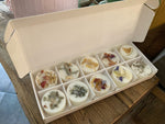WAX MELT PIP BOX WITH INSERT for 10 Melts - eco kraft (Pack of 10)