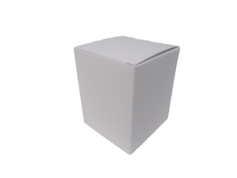 30CL CANDLE BOX - WHITE  with e flute insert.