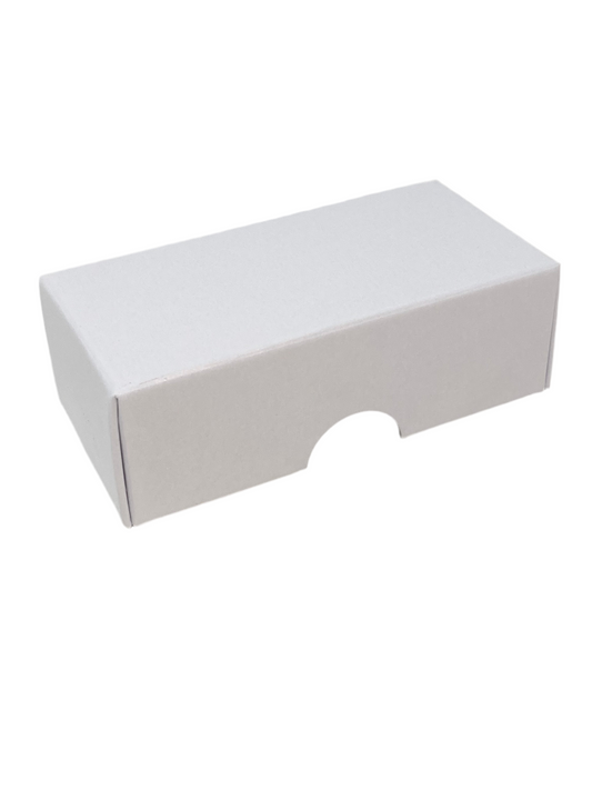 FOLD UP 2 CHOCOLATE BOX LID - WHITE (Pack of 20)