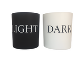 30cl Candle Glass GLOSS WHITE - Screen Printed (Glass included)