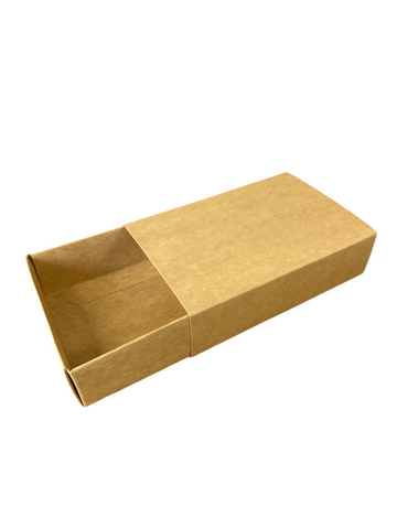TEALIGHT CANDLE BOX WITH SLEEVE  for 6 Tealights - Eco- Natural KRAFT (Pack of 10)