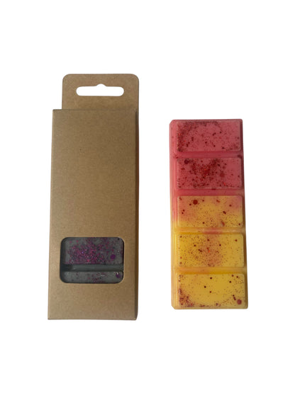 WAX MELT BOX FOR 50g Snap Bar with Window - Natural Eco KRAFT
