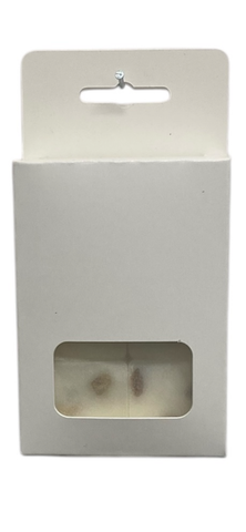 WAX MELT BOX FOR 6 Cube Snap Bar with Window - WHITE
