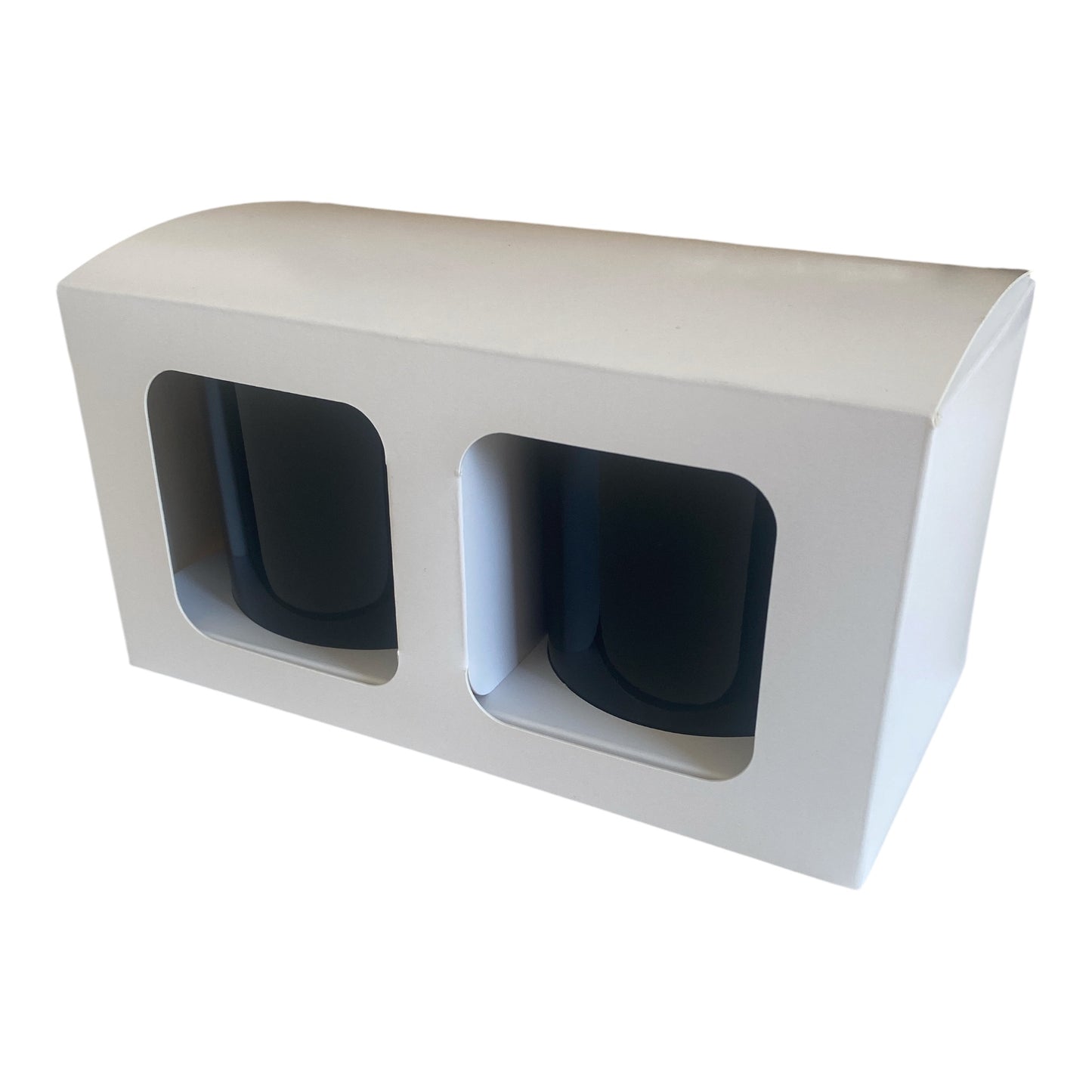 30cl CANDLE BOX  DUO GIFT BOX - WHITE (Pack of 10)
