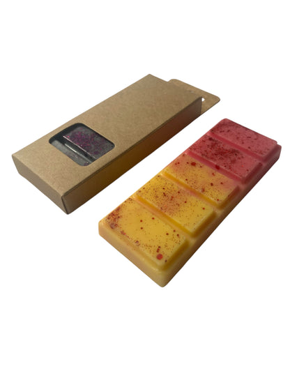 WAX MELT BOX FOR 50g Snap Bar with Window - Natural Eco KRAFT