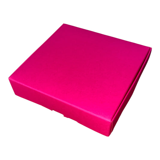 PIP BOX for 9 TEALIGHTS - BRIGHT PINK (Pack of 10)