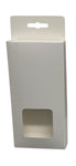 WAX MELT BOX FOR  Large Snap Bar with Window - WHITE