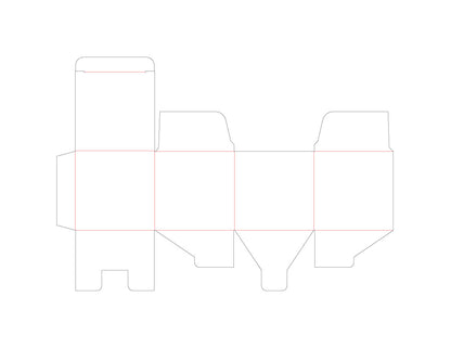 CANDLE BOX WITH ENVELOPE BASE - 70mm by 70mm by 70mm (DOWNLOAD)