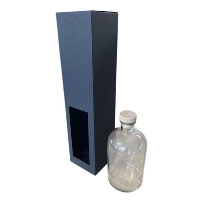 1000ml DIFFUSER BOX tall  - BLACK with insert (Pack of 5)