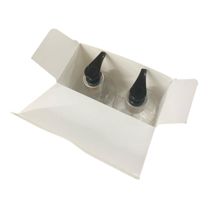 HAND WASH/HAND LOTION BOX - WHITE FOR 300ml BOSTON BOTTLES (Pack of 10)