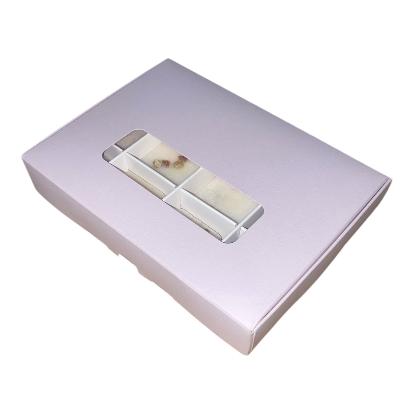 PIP BOX with window for 12 WAX MELTS - PASTEL PINK (Pack of 10)