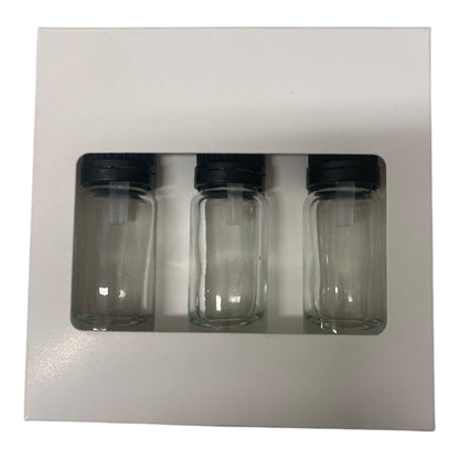 10ml DROPPER BOTTLE TRIO BOX  - WHITE (Pack of 10)