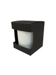 30CL CANDLE BOX - BLACK  WITH LARGE WINDOW (Pack of 10)