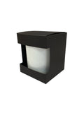 30CL CANDLE BOX - BLACK  WITH LARGE WINDOW (Pack of 10)