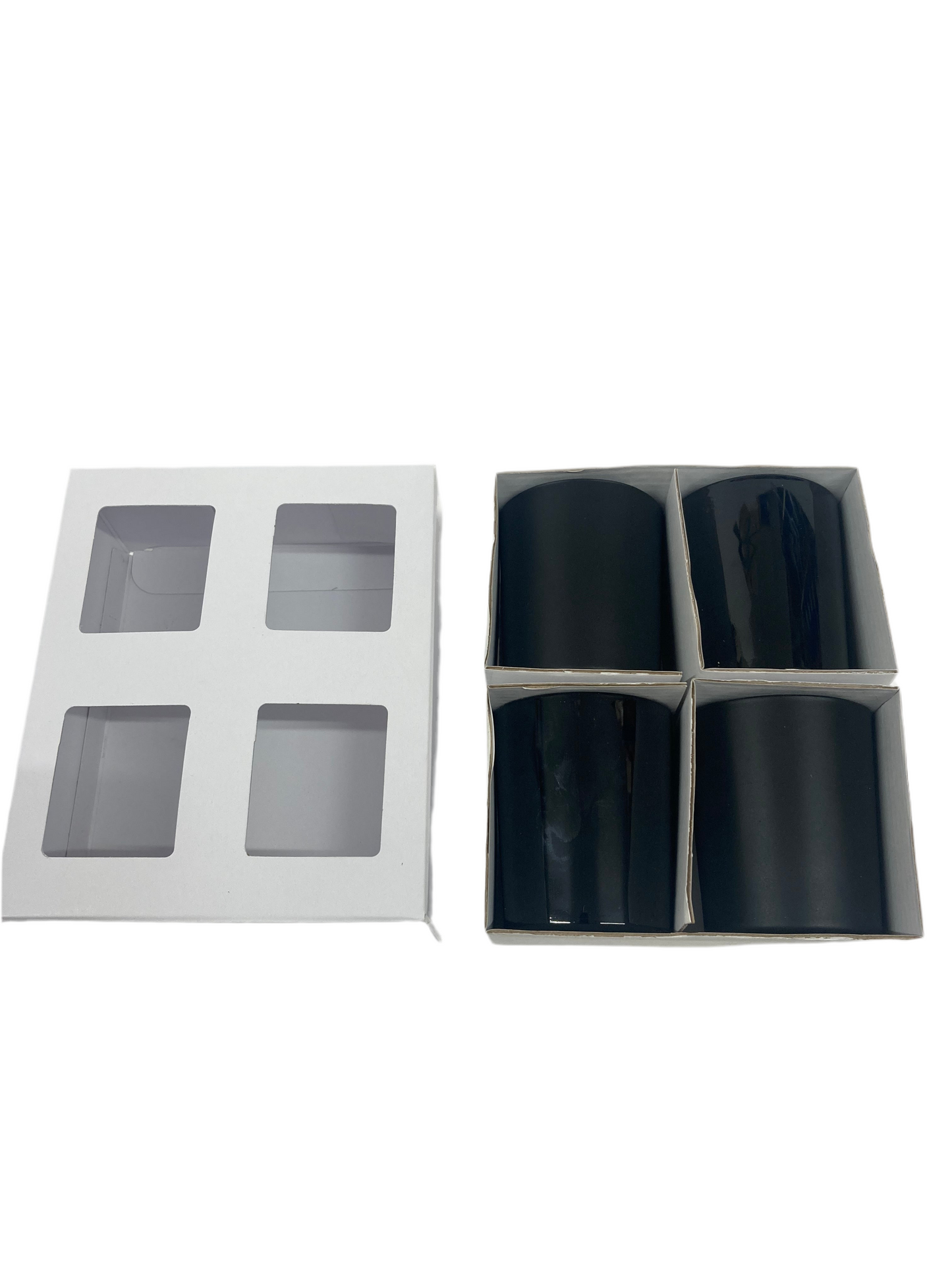 VOTIVE CANDLE BOX - WHITE FOR 4 X 9CL CANDLES (Pack of 10)