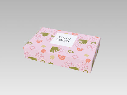 Digitally Printed WAX MELT PIP BOX WITH INSERT for 10 Melts - WHITE (Pack of 20)