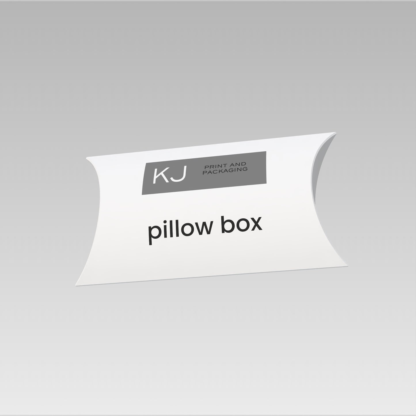 Digitally Printed MEDIUM PILLOW BOX 145mm x  120mm x 30mm - WHITE (Pack of 20)