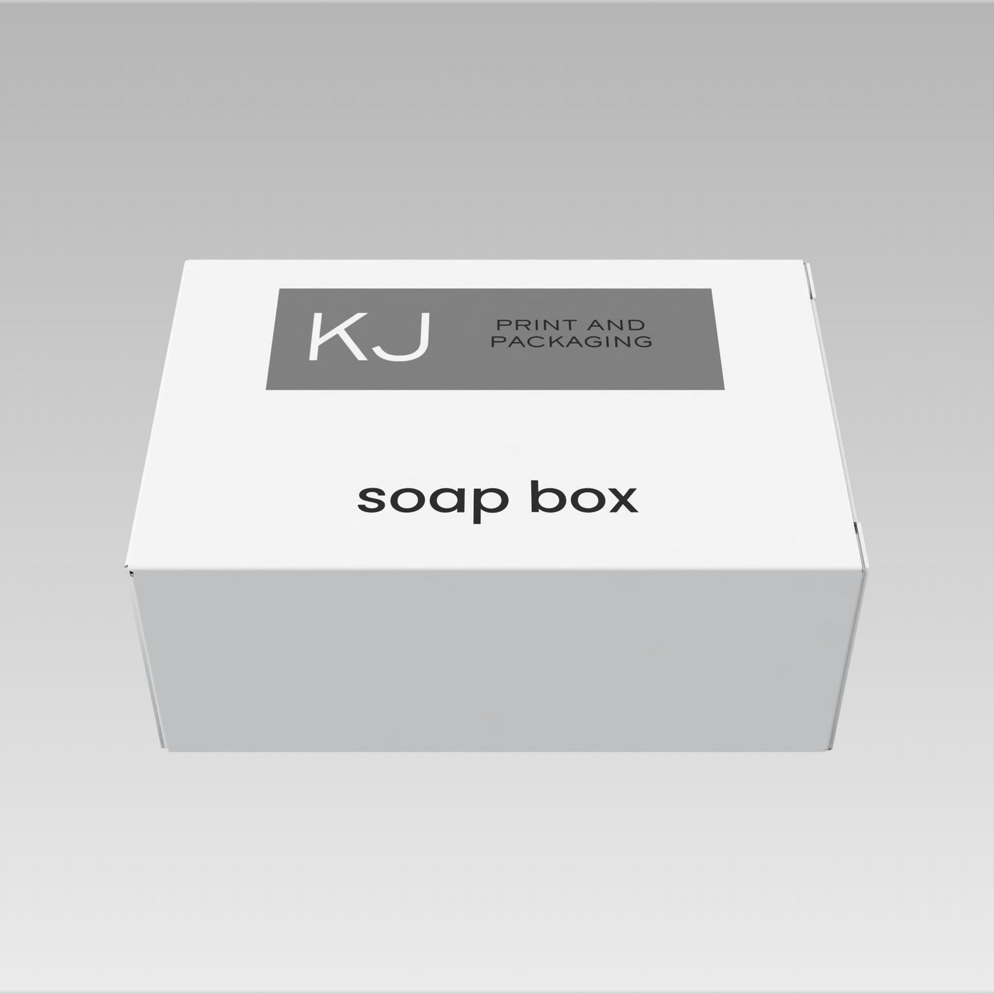 Digitally Printed SOAP BOX WITH TUCK ENDS - WHITE   (Pack of 20)