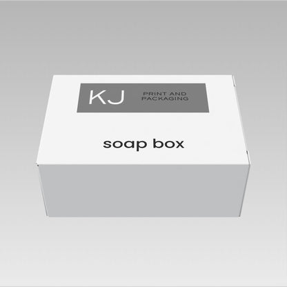 Digitally Printed SOAP BOX WITH TUCK ENDS - WHITE   (Pack of 20)
