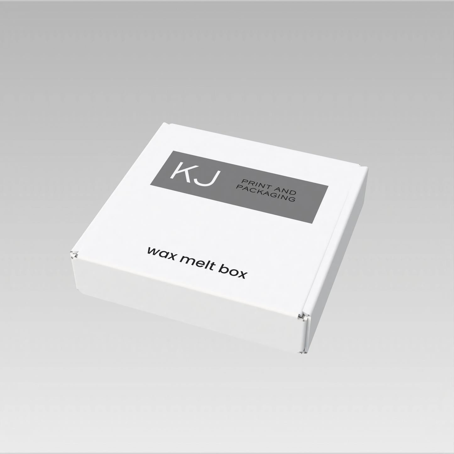 Digitally Printed WAX MELT PIP BOX WITH INSERT for 10 Melts - WHITE (Pack of 20)