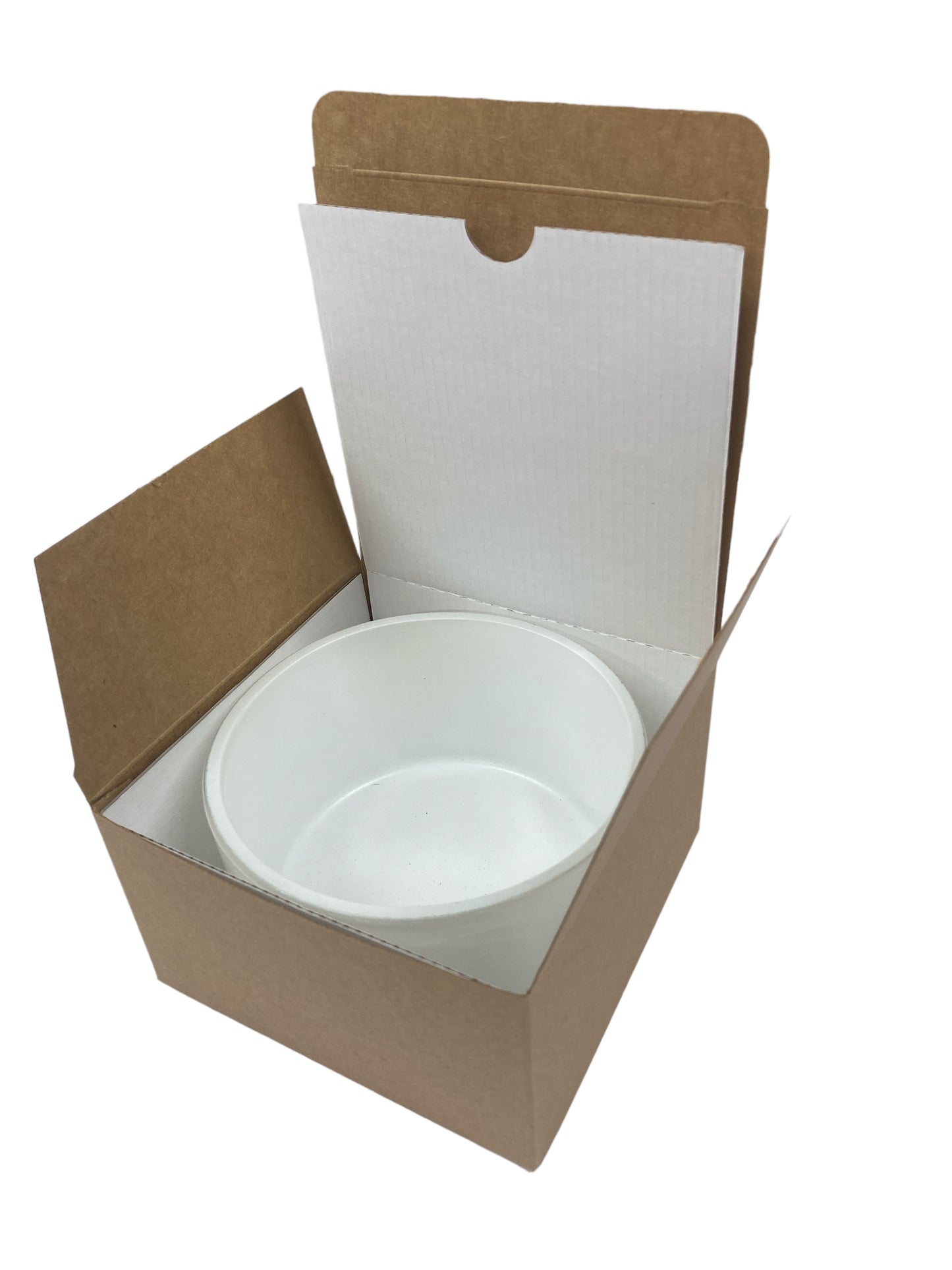 50CL CANDLE BOX with rear tuck lid - Eco Natural KRAFT (Pack of 10)