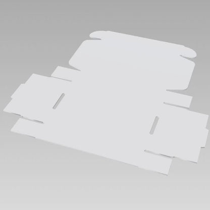 Digitally Printed TEALIGHT CANDLE PIP BOX for 9 Tealights - WHITE (Pack of 20)