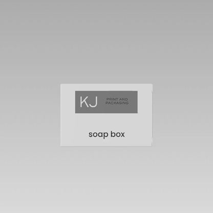 Digitally Printed SOAP BOX WITH TUCK ENDS - WHITE   (Pack of 20)